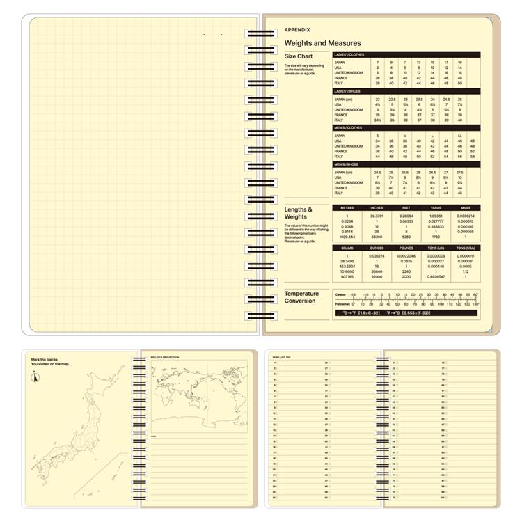 2025年12月始まり手帳 月間 B6 イン・アクション ピンク ピンク