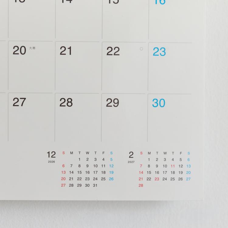 ほぼ日 2027年1月始まり ホワイトボードカレンダー ミディアム FAMILY COMMUNICATION TOOL