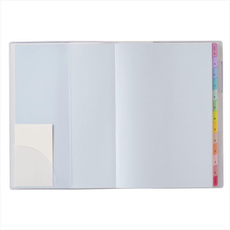 2026年4月始まり手帳 週間バーチカル A5 ペイジェム ラベンダー ラベンダー