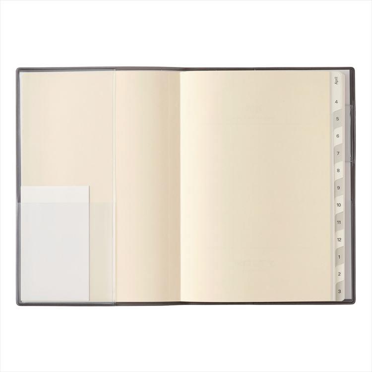 2026年4月始まり手帳 月間 B6 NOLTY アクセス Depot ブラック ブラック