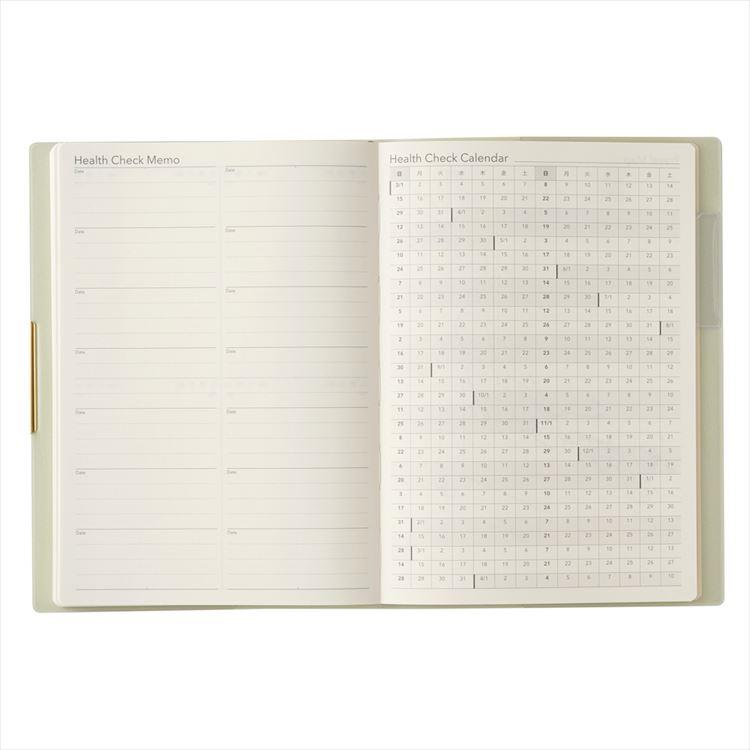 2026年4月始まり手帳 週間ブロック B6 NOLTY エクリ Plus ミント ミント