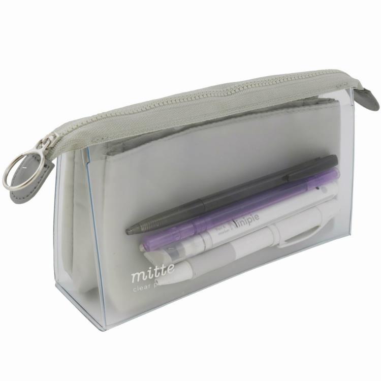 クリアポーチ ミッテ マチタイプ ライトグレー ライトグレー