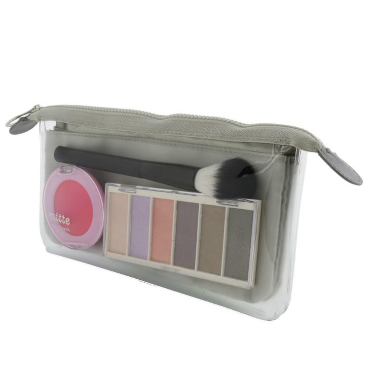 クリアポーチ ミッテ フラットタイプ ライトグレー ライトグレー