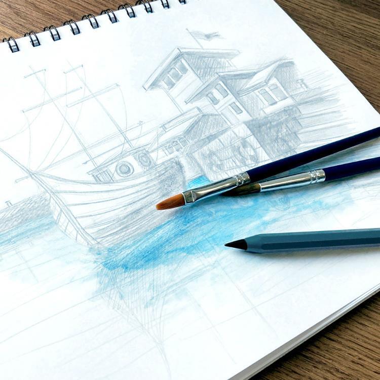 メタルペンシル metacil メタリックブルー メタリックブルー