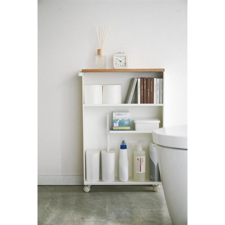 新品】山崎実業 ハンドル付きスリムトイレラック タワー tower