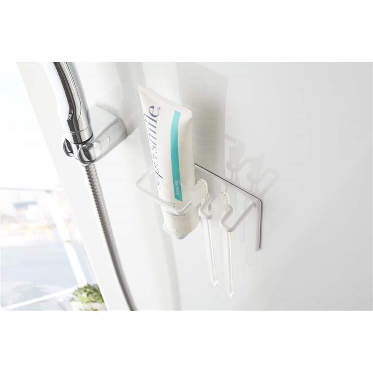 マグネット チューブ&トゥースブラシホルダー ホワイト tower タワー