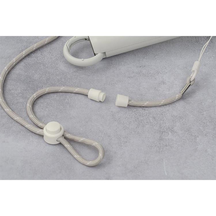 ペルチェ冷却機能ハンディファンカラビナ付 スモーキーブルー スモーキーブルー