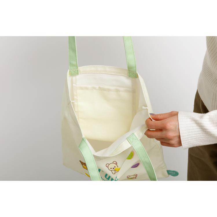 トートバッグ リラックマ×ピュレグミ