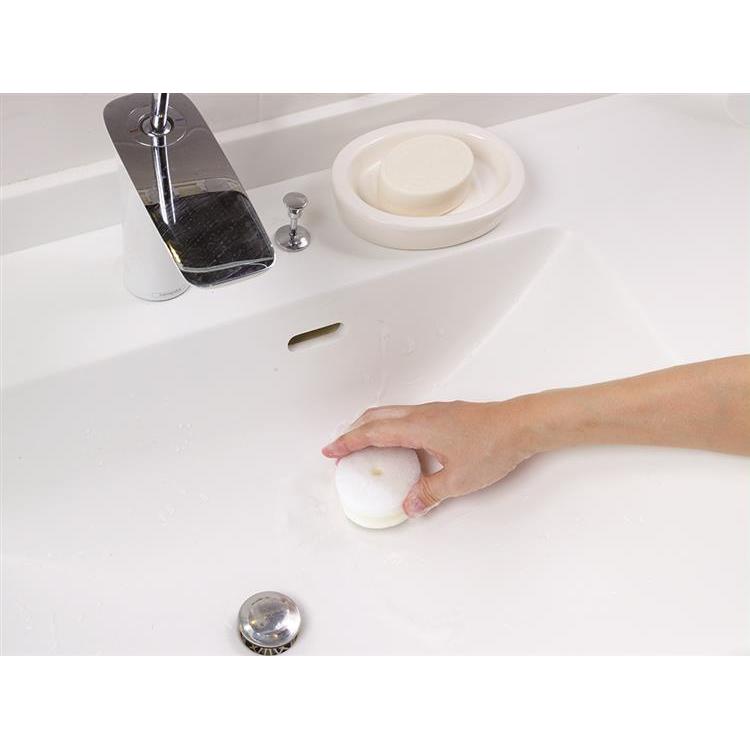 洗面スポンジ ＰＯＣＯ 吸盤付き ホワイト きれいに暮らす: ホーム＆キッチン | ロフト公式通販サイト | LOFT