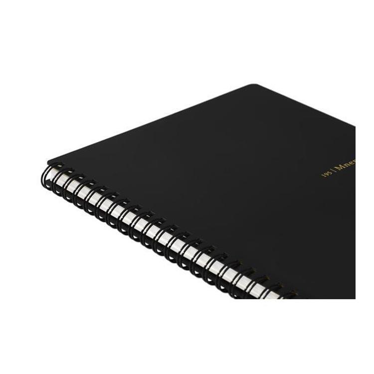 リングノート A5 横罫 ニーモシネ ブラック: ステーショナリー