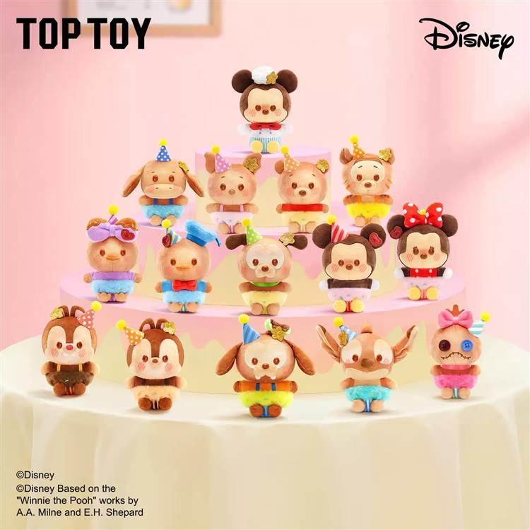 TOPTOY ディズニー ココア工場シリーズ ぬいぐるみキーホルダー
