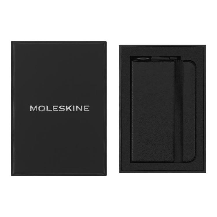 ミニノートブックチャーム ハードカバー 無地 ブラック