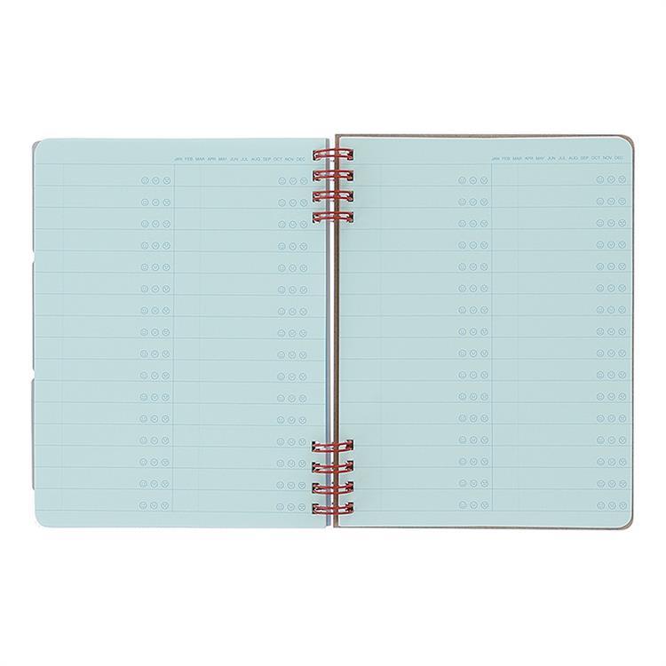 ロルバーン フレキシブルカバー360° L ハイクリアポケット チェック ブルー ブルー