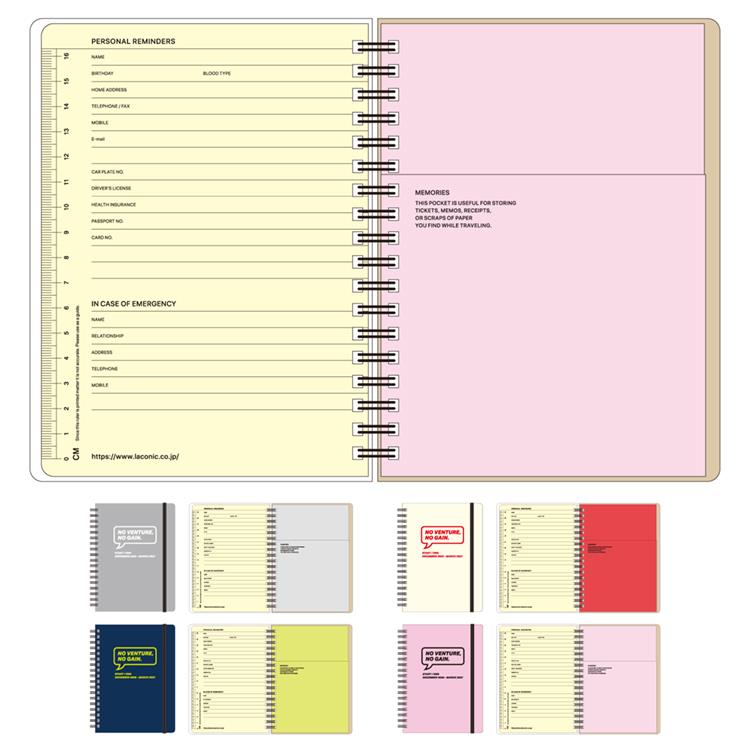 2025年12月始まり手帳 月間 B6 イン・アクション ネイビー ネイビー