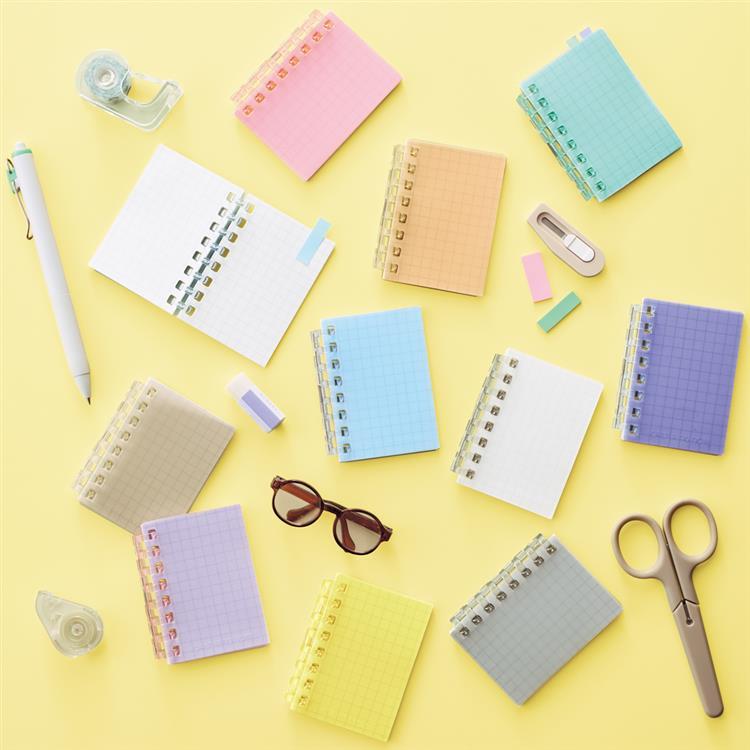 オープンリングノート ミニ ライトブルー ライトブルー