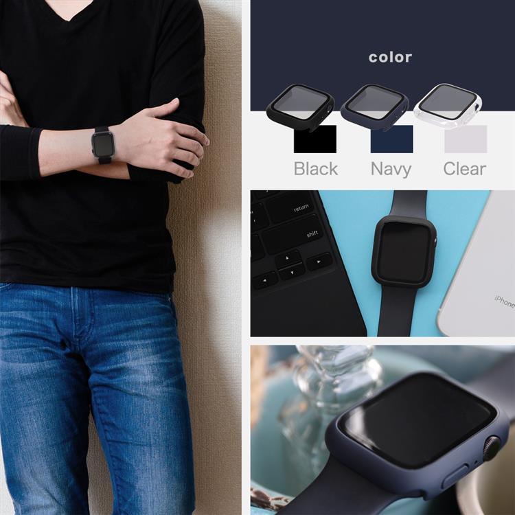 Ａｐｐｌｅ Ｗａｔｃｈ Ｓｅｒｉｅｓ７用 ４１ｍｍ ガラス一体型ケース ブラック: ファッション＆バラエティ雑貨 ロフト公式通販サイト LOFT