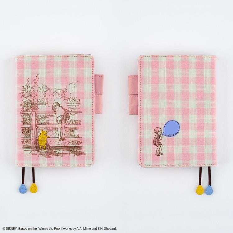【予約】ほぼ日手帳カバー オリジナルサイズ用(A6) クマのプーさん 棒投げ橋【ロフト限定】
