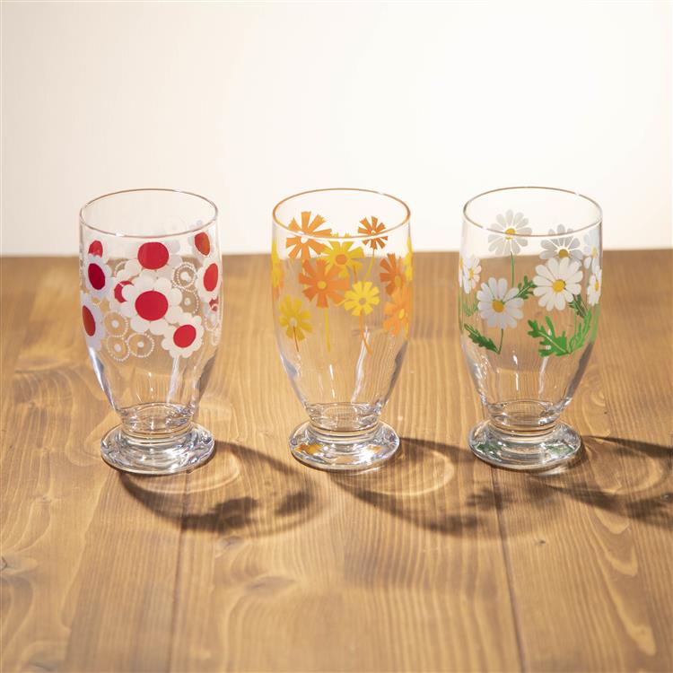 台付きグラス 花まわし ３３５ｍｌ アデリアレトロ ホーム キッチン ロフト公式通販サイト Loft