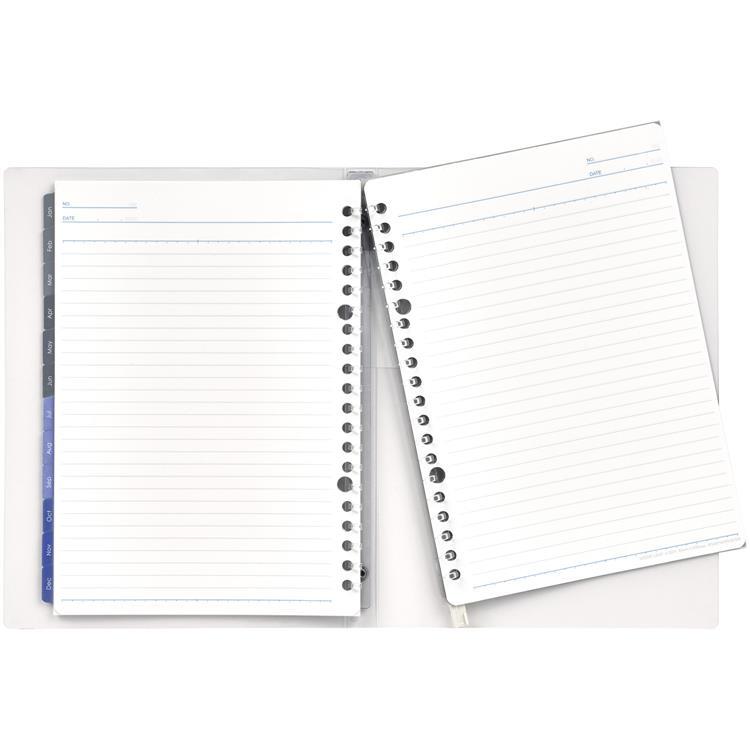 2026年1月始まり 月間 A5 ノートデダイアリー クリア クリア