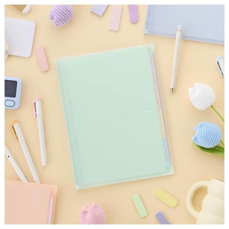 バインダー B5 カケセル クリア ライトピンク ライトピンク