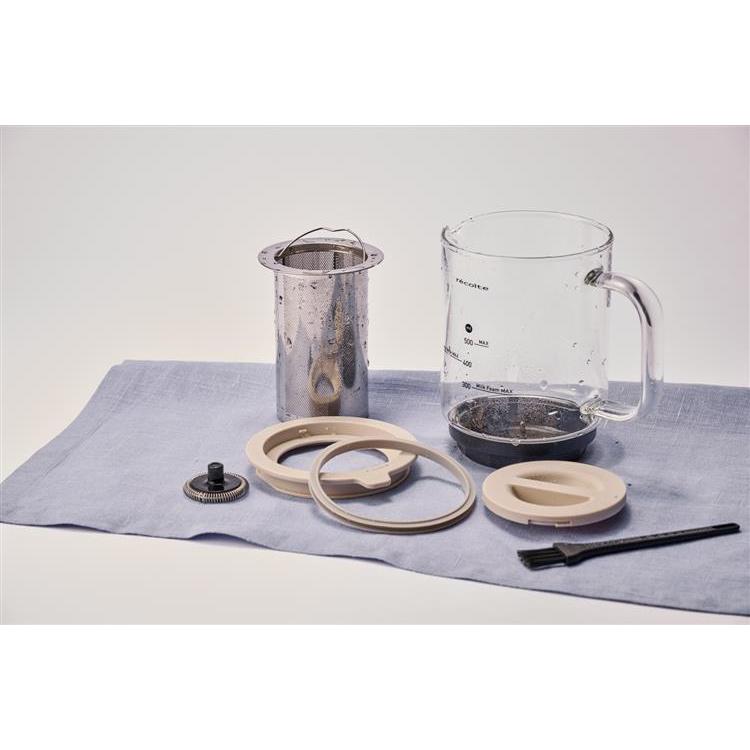 ホットチョコ&ミルクフォーマー 500ml クリームホワイト クリームホワイト