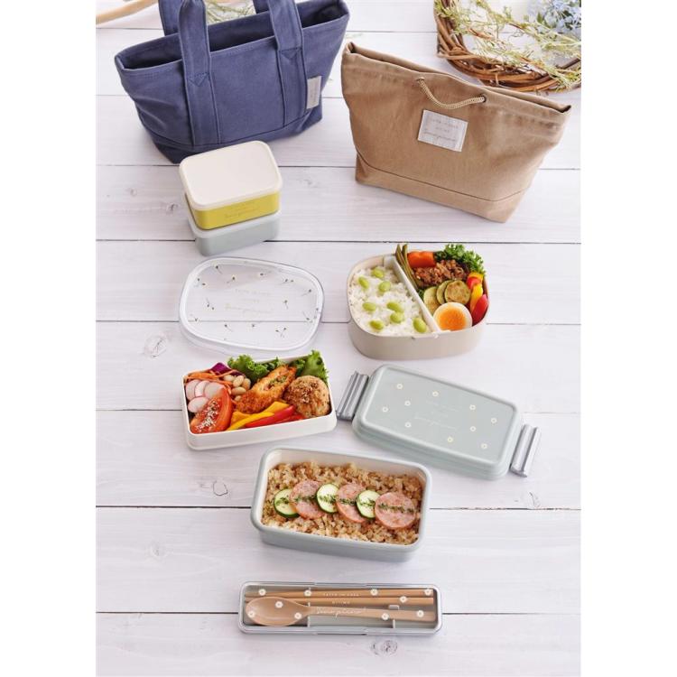 抗菌タイトランチ２段 ３００／３７０ｍｌ ピアンタ ベージュ ランチボックス お弁当箱: ホーム＆キッチン | ロフト公式通販サイト | LOFT