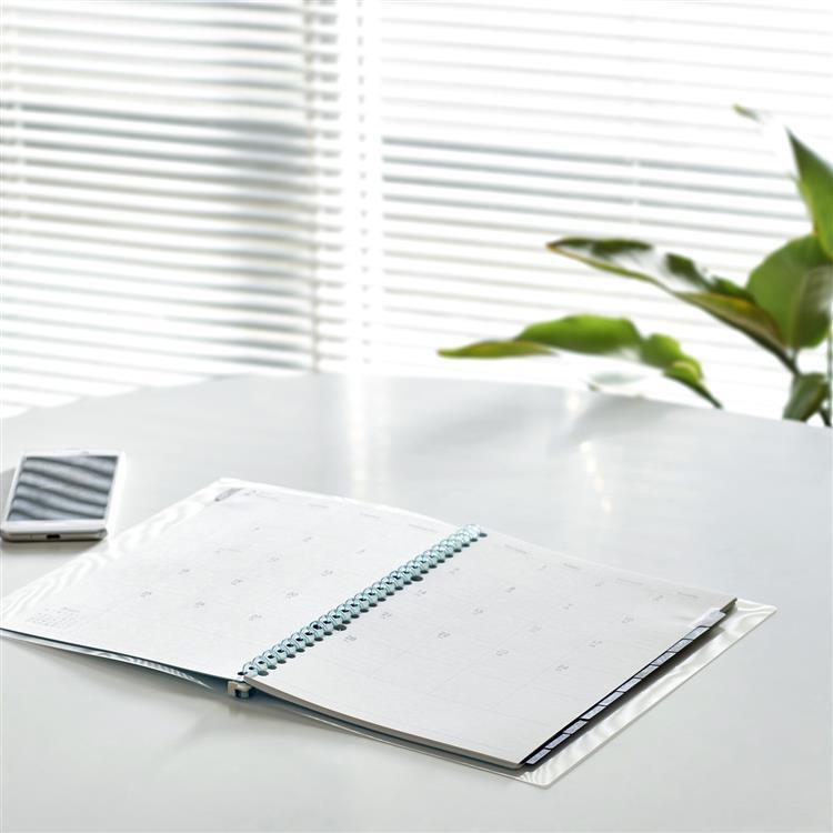 2026年1月始まり 月間 B5 ノートデダイアリー ブルー ブルー