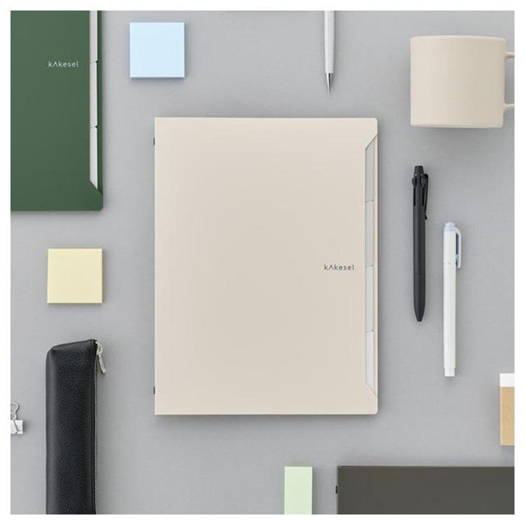 バインダー B5 カケセル クリア ライトピンク ライトピンク