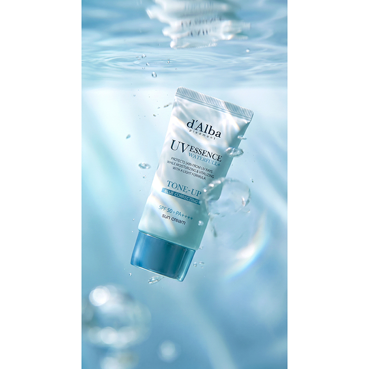 ダルバ ウォータフル トーンアップ サンクリーム ブルー 50ml