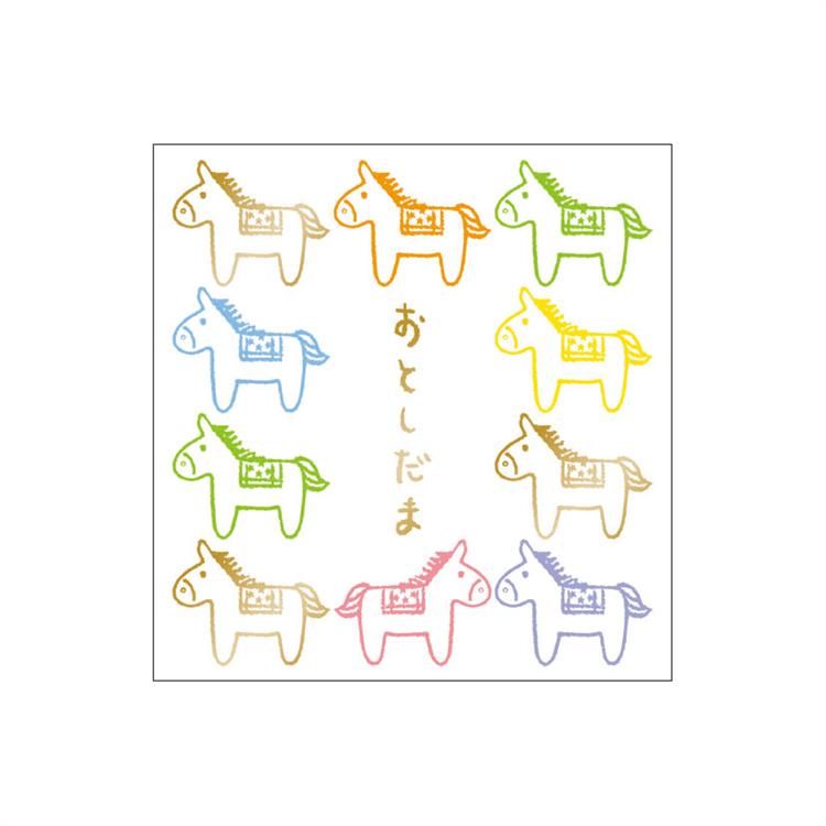 年賀ぽち袋 カラフル 3枚入り カラフル