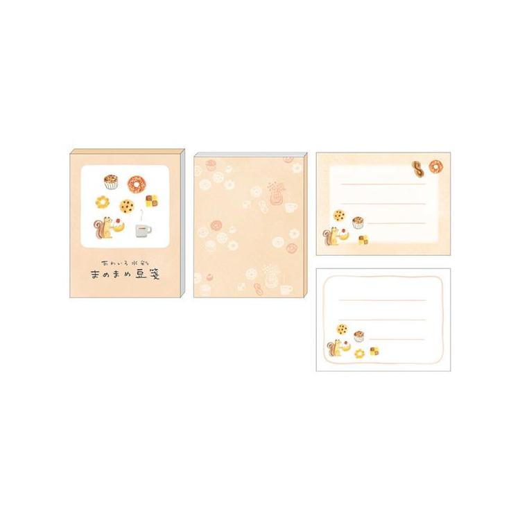 あわいろ水彩 まめまめ豆箋 りすとおやつ りすとおやつ