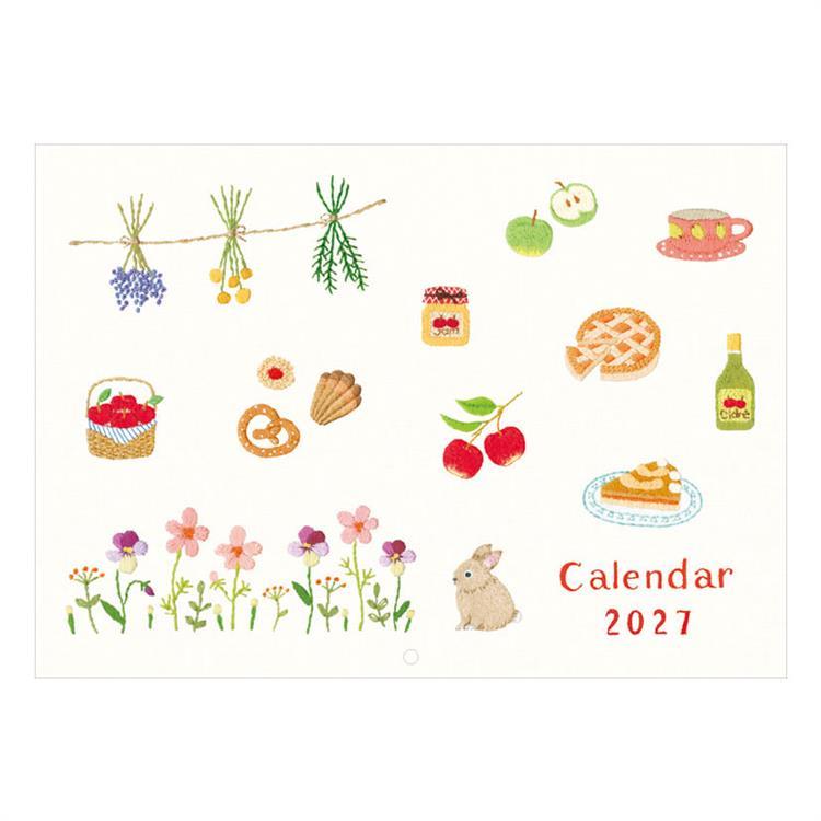 2027年1月始まり ステッチカレンダー