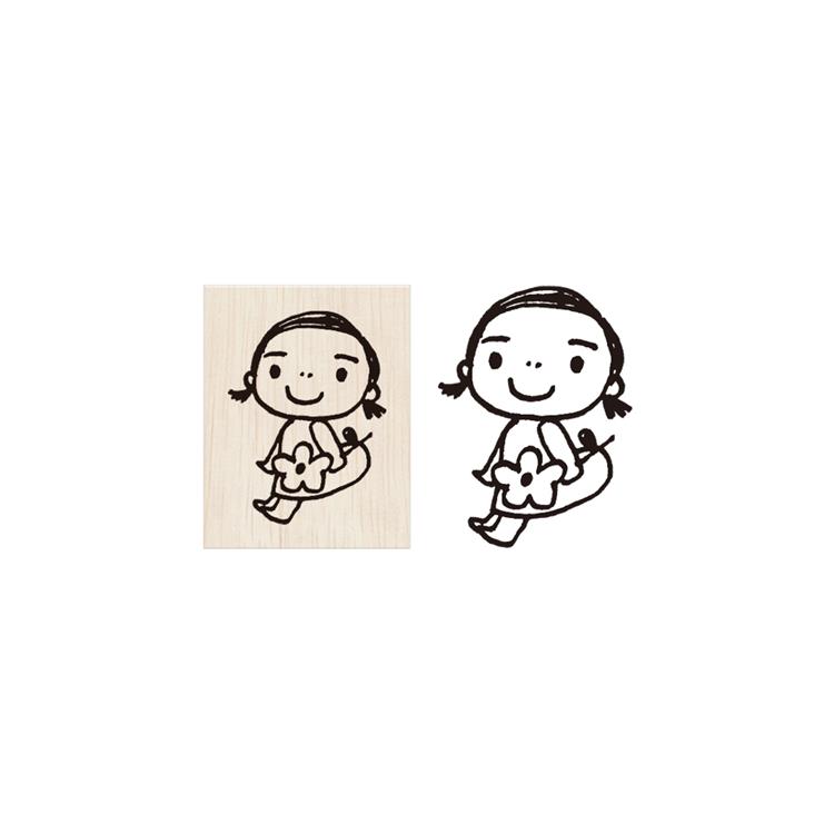 よしこちゃんスタンプ よしこ・花 よしこ・花