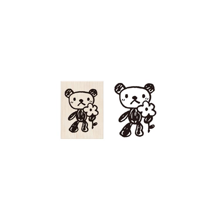 よしこちゃんスタンプ クマオ・花 クマオ・花