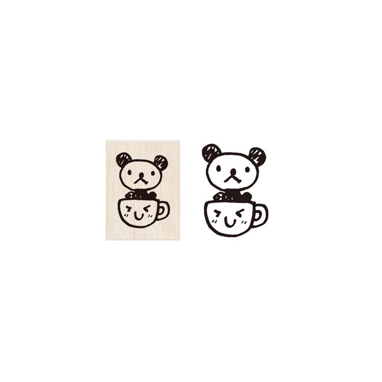 よしこちゃんスタンプ クマオ・カップ クマオ・カップ