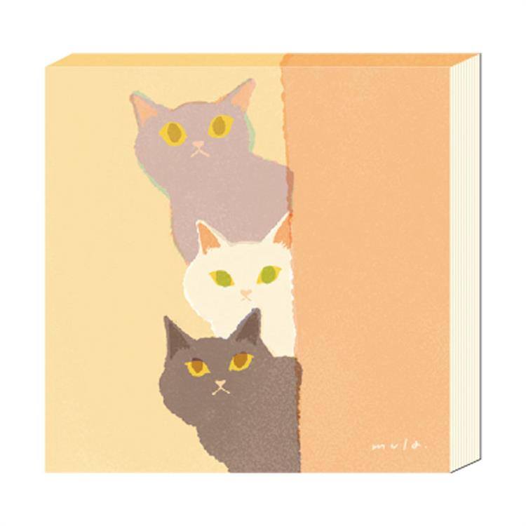 メモパッド mula キャット トリプルアイスクリーム トリプルアイスクリーム