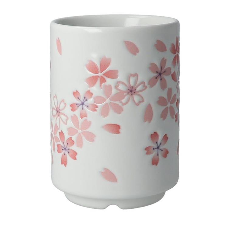 MINO YUNOMI 湯呑 桜雅 270ml ホワイト