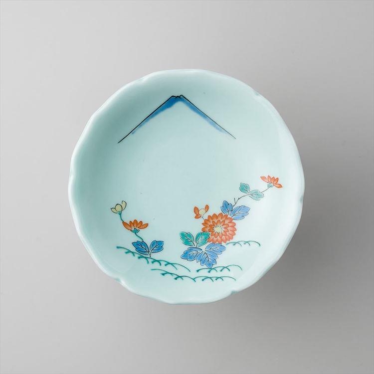 骨董　青白磁の風景画皿 直径約40cm 骨董 富士松浪図皿 】青白磁影青極美J0426F