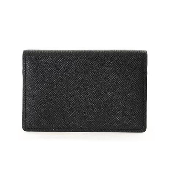 サフィアーノ 名刺入れ ゴートレザー ブラック ブラック