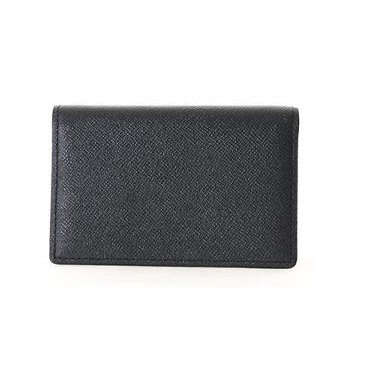 サフィアーノ 名刺入れ ゴートレザー ネイビー ネイビー