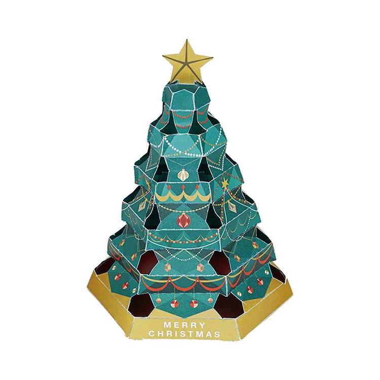 クリスマスカード 立体 グローイングツリー グリーン(グリーン): ステーショナリー ロフト公式通販サイト LOFT