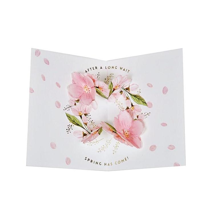 春柄 カード ポップアップ さくら リース