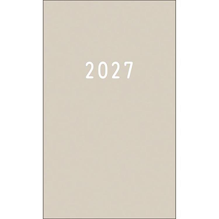 2026年12月始まり手帳 月間 B6スリム Noritake アイボリー アイボリー