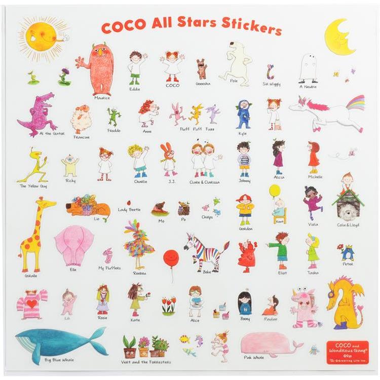 cocoちゃん フレークシール ⑤ 覚える