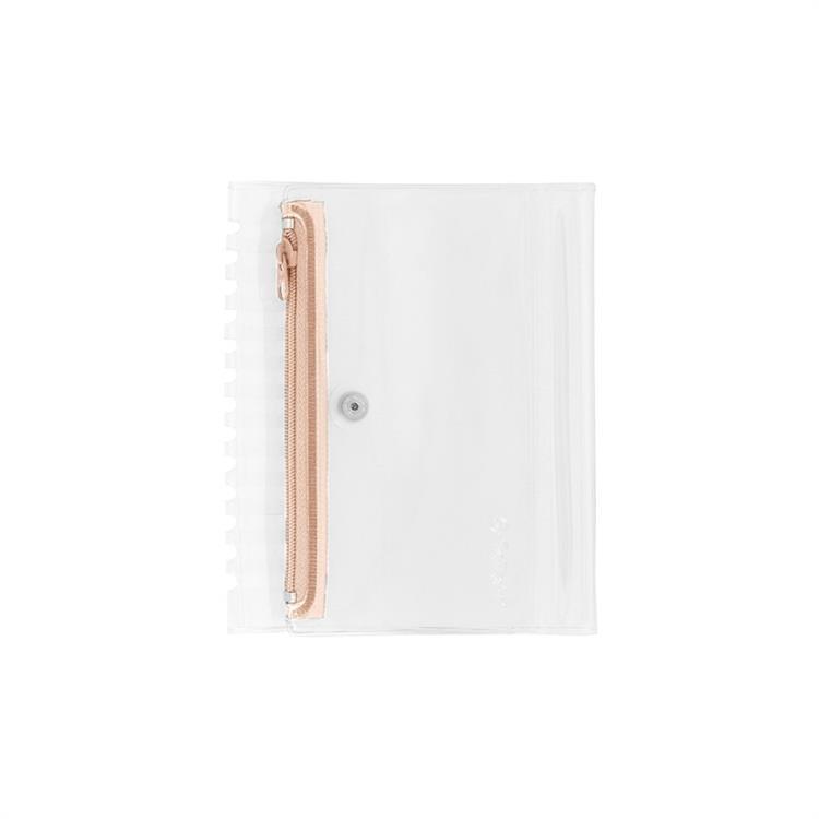 ロルバーン ポケット付メモ ストレージカバー M ライトピンク ライトピンク