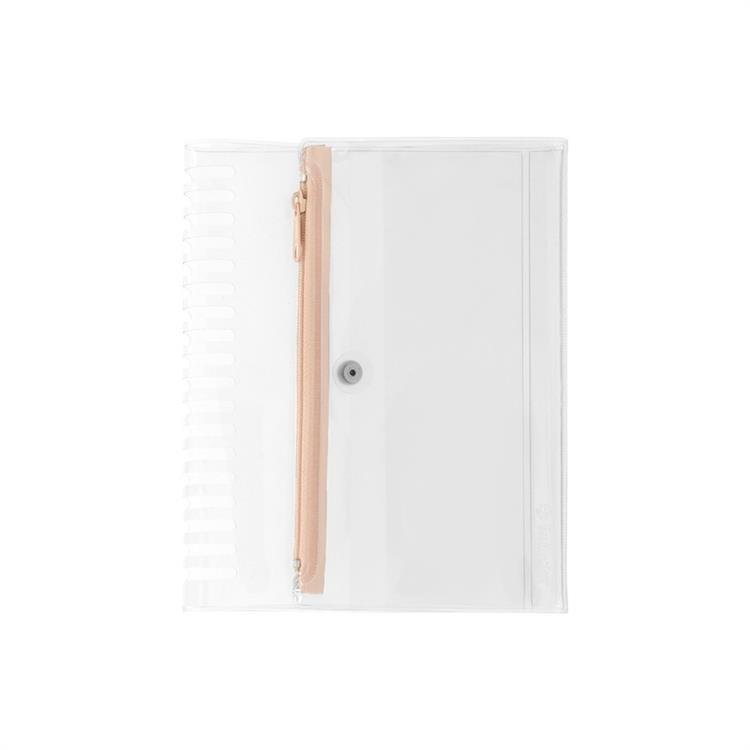 ロルバーン ポケット付メモ ストレージカバー L ライトピンク ライトピンク