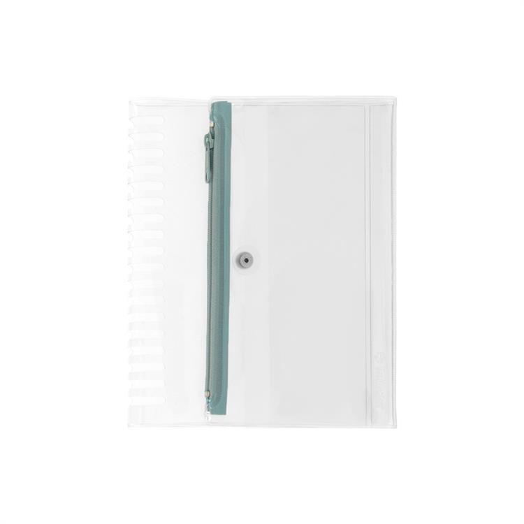 ロルバーン ポケット付メモ ストレージカバー L ブルーグレー ブルーグレー