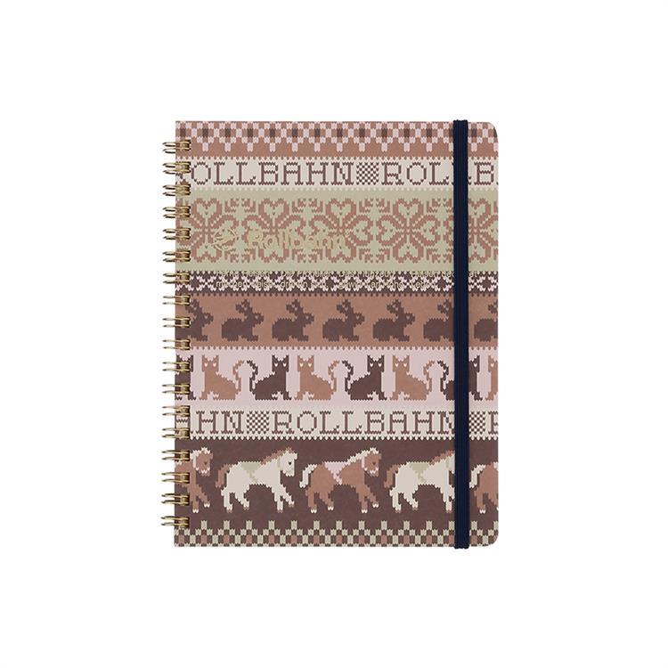 ロルバーン ポケット付メモ L ニット A(アニマル) A(アニマル)