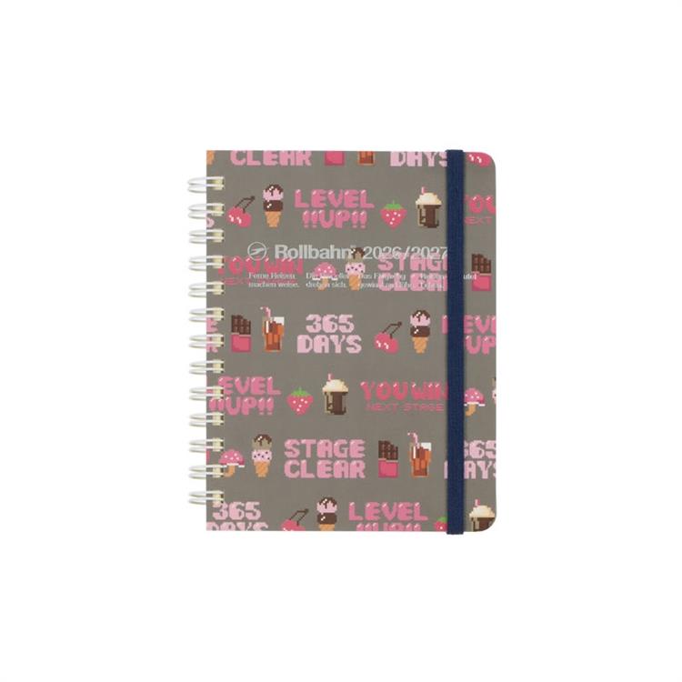 2026年3月始まり 月間 M ロルバーンダイアリー レベルアップ ピンク ピンク