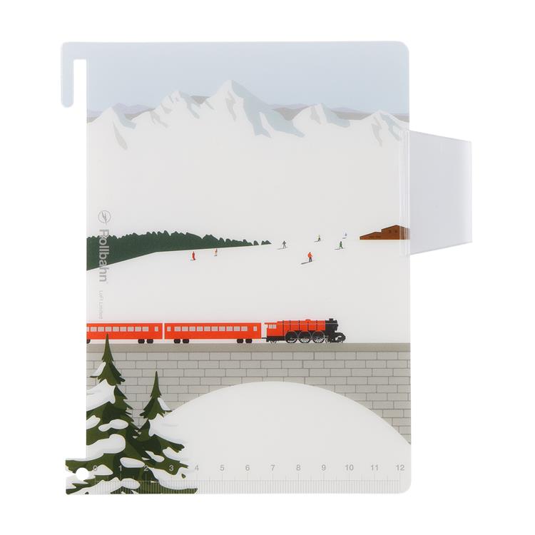 ロルバーン 下敷き ポケット付きメモL用 トレイン【ロフト限定】 Train(トレイン)